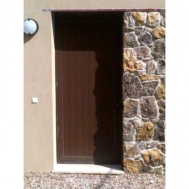 Puerta de entrada en Aluminio Lacado Oxiron